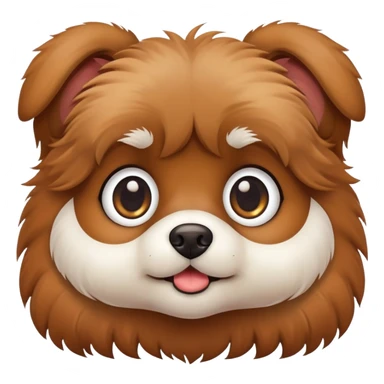 Potrait of a cute dog sticker