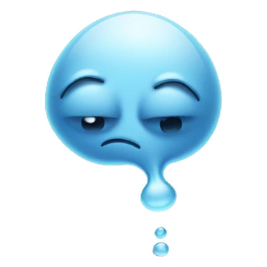 really sad sperm cell sticker