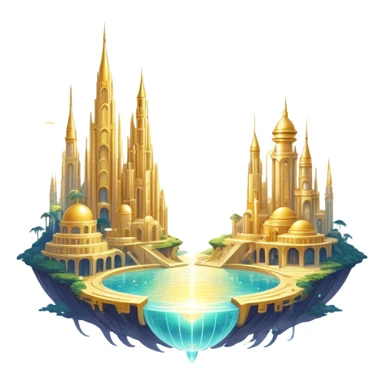 Epic divine sparkly glittery complex detailed gradients white golden bright light solarpunk sunny aesthetic-scenery sticker