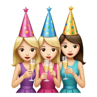 girls party in club sticker