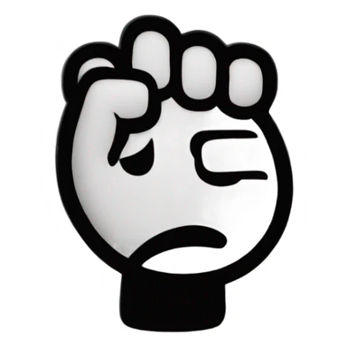 Thumbs up emoji with banned sign sticker