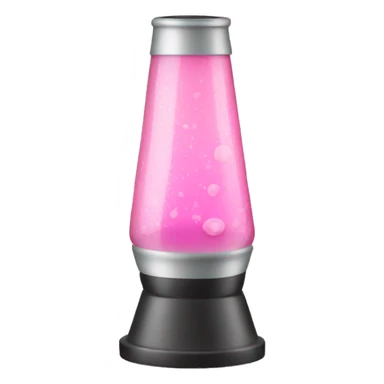 light pink lava lamp sticker