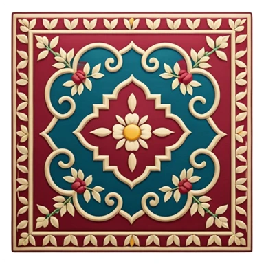 traditional carpet sticker