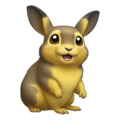 Pika chu sticker