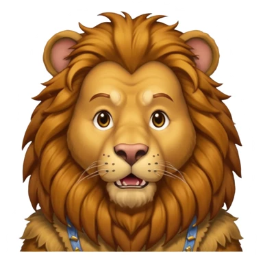 The Cowardly Lion from the Wizard of Oz sticker