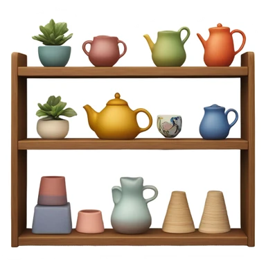 homewares on tiny shelf sticker