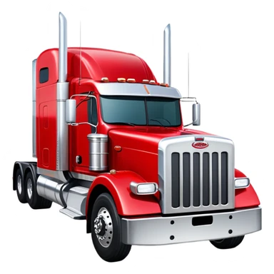Peterbilt 18 wheeler trailer  sticker