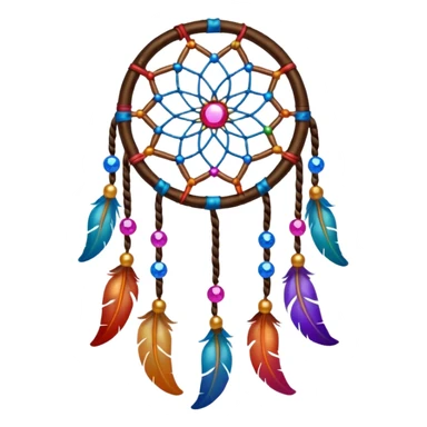 dreamcatcher with sparkles sticker