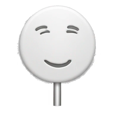 white sign plus sticker