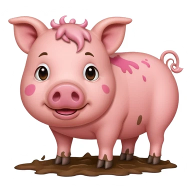 Pig sticker