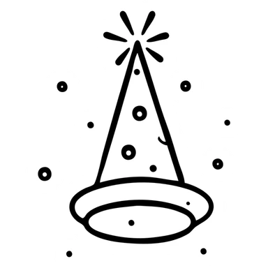 celebration party hat sticker