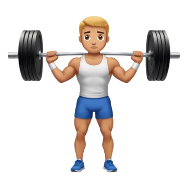 barbell shrugs sticker