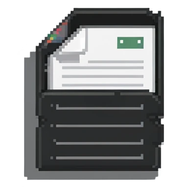 document file icon sticker