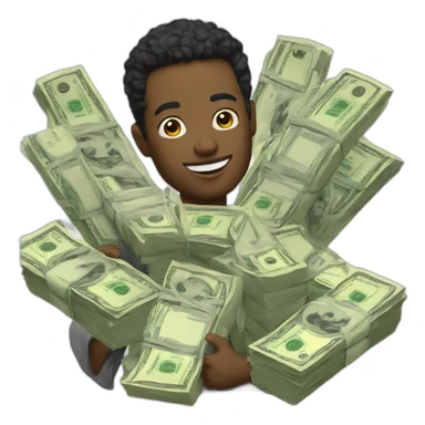 BWL Justus with a lot of money sticker