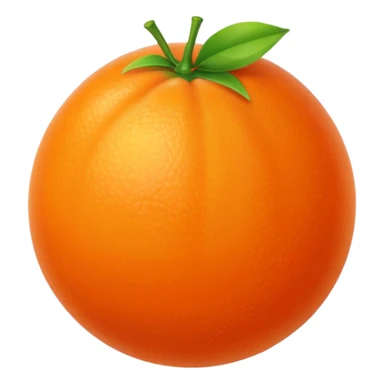 tangerine sphere, juicy orange sticker