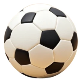 A close-up of a mini-football (futsal) ball placed on a wooden floor of an indoor sports hall, with the goalposts in the background. The scene highlights the smooth texture of the ball and the detailed net of the goal, emphasizing the fast-paced nature of the sport. sticker