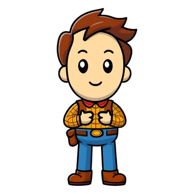 Woody from Toy Story sticker