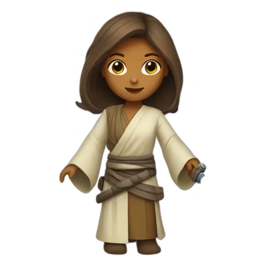 jedi girl sticker