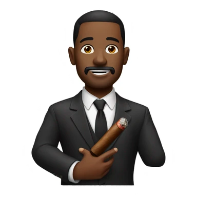 andrew tate with cigar sticker