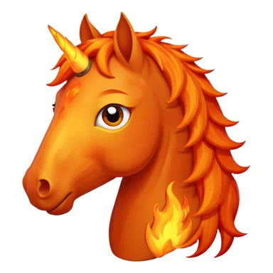 Happy fire horse emoji sad fire horse emoji worried fire horse emoji sticker