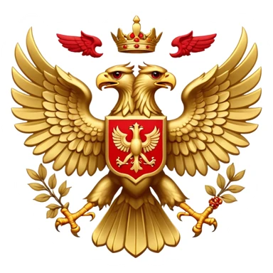 Byzantine double headed eagle Greek  sticker