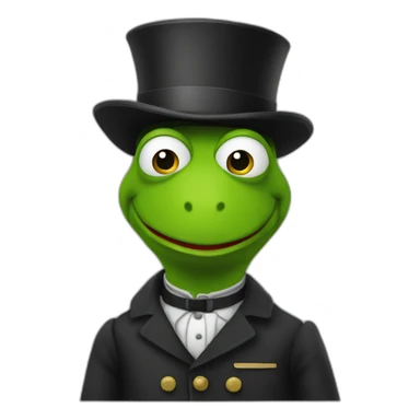 kermit the stationmaster sticker