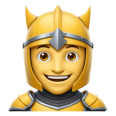 Emoticone Chevalier sticker