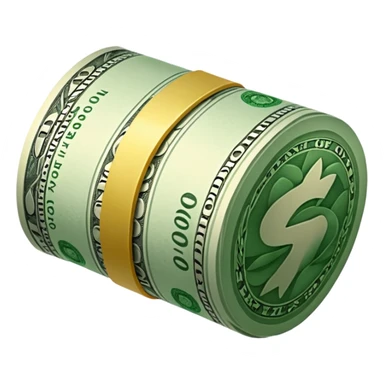 Money that is like a tube sticker