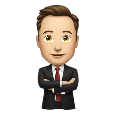 Elon musk president of usa sticker