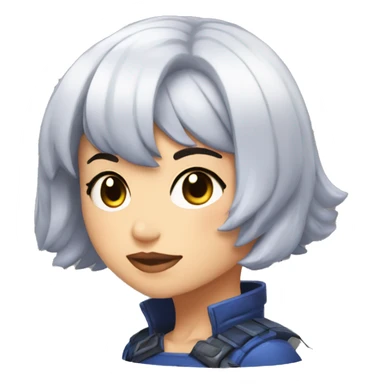 Persona pelona morena fuerte sticker