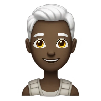 errand-boy and New Year with white skin sticker