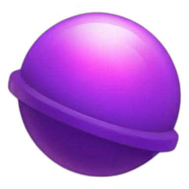 Purple pink space token sticker