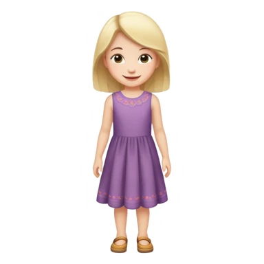 girl kid full body sticker