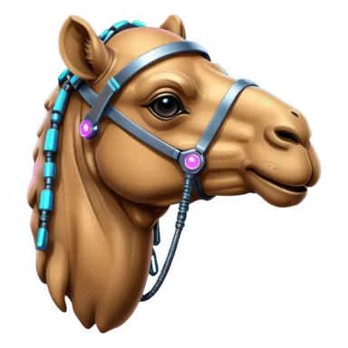 cyberpunk camel sticker