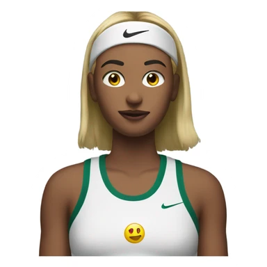 Mert wearing a Nike top sticker