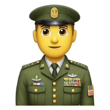 Saludo militar sticker