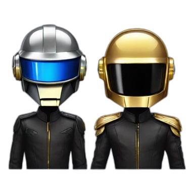 Daft punk and justice sticker
