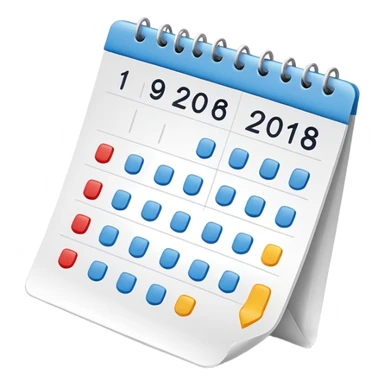 tear-off calendar emoji sticker