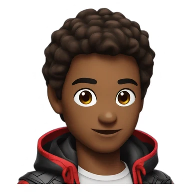 Spiderman miles morales sticker