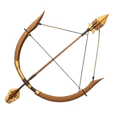 bow and arrow sticker