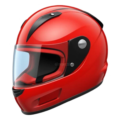 racing helmet facing front sticker
