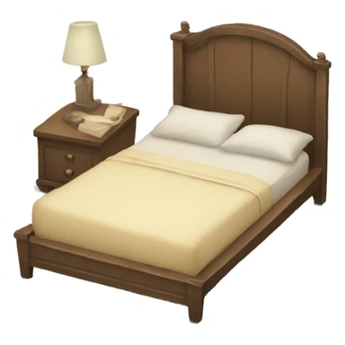 A bed used alot  sticker