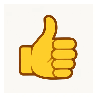thumbs up emoji sticker