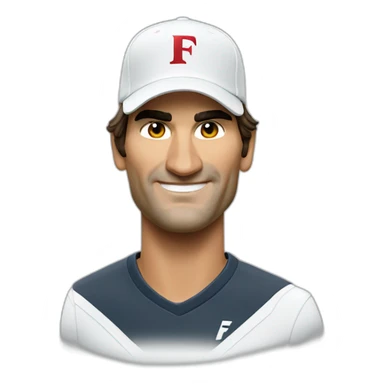roger federer tennisman sticker