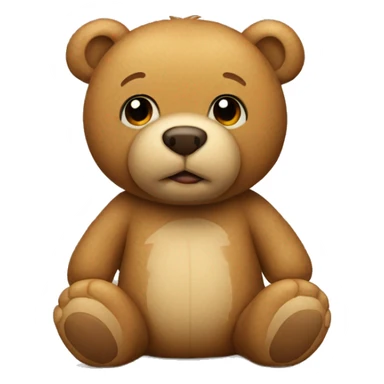 Light brown Teddy bear  sticker