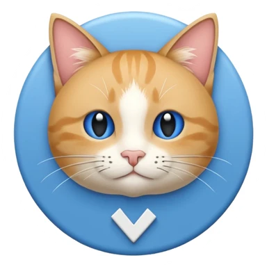 Details
The figure is a solid blue circle (TikTok Blue: #20D5F7).
The icon is a white checkmark (#FFFFFF), right in the middle.
Size 12px × 12px (in profile), proportional to font size.
Place adjacent (2-4px separator) to the username meowflis@, and medium vertically with it.
Click function sticker