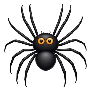 A spider with human hands instead of legs sticker