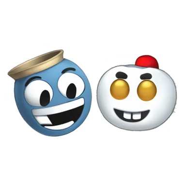 Cuphead and his brother Mugman sticker
