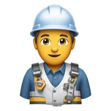 Cat as an engineer sticker