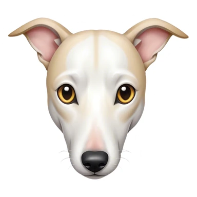 Galgo blanco sticker
